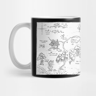 100 Aker Wood Map Mug